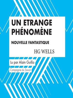 cover image of Un Etrange Phénomène